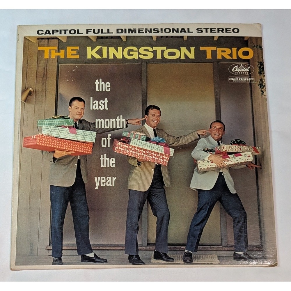 Capitol The Kingston Trio The Last Month of the Year LP 12" Black Good Holiday